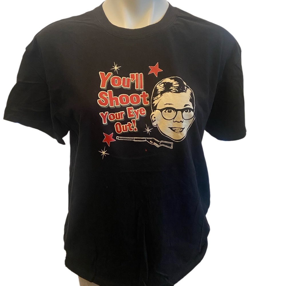 You’ll Shoot Your Eye Out Christmas Story medium T shirt Ralphie Hollywood Movie